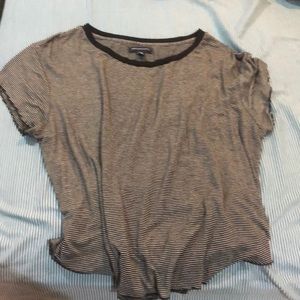 Striped, loose shirt